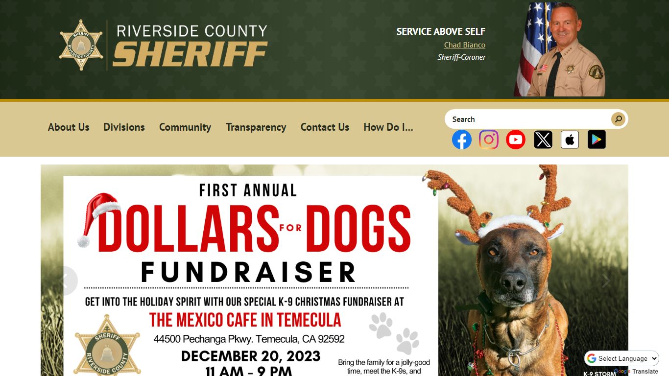 Riverside County Sheriff, CA | Official Website